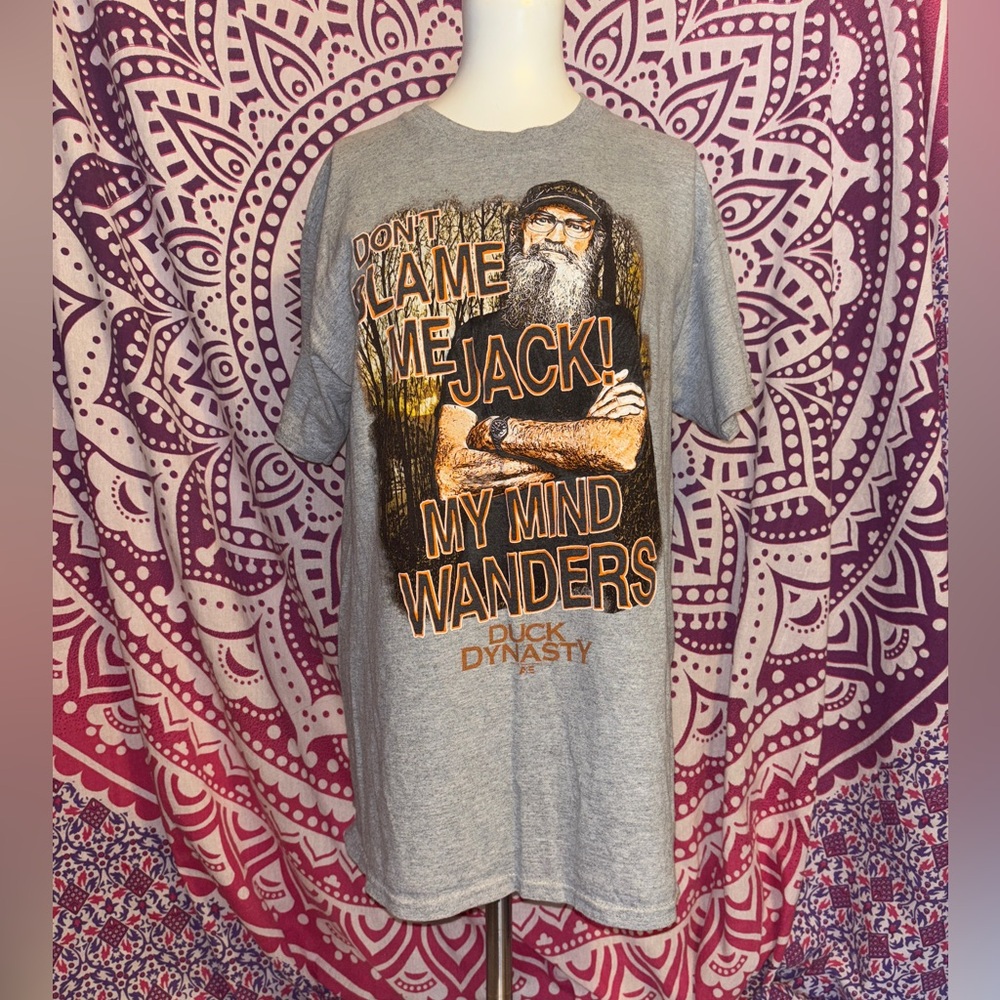 Duck Dynasty Gray Graphic T-Shirt Unisex Size Medium